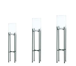 WMG Windlicht Vincent auf Eisen-Ständer 90