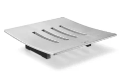 Zack Abbaco Seifenablage - gewölbte Ablagefläche Edelstahl matt