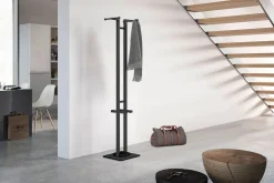 Zack Atacio Standgarderobe mit integriertem Schirmständer matt