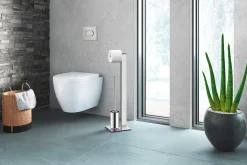 Zack Atore Toilettenbutler matt - stabiler Stand