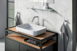 Zack Carvo Handtuchhaken mit hohem Aufhänger matt