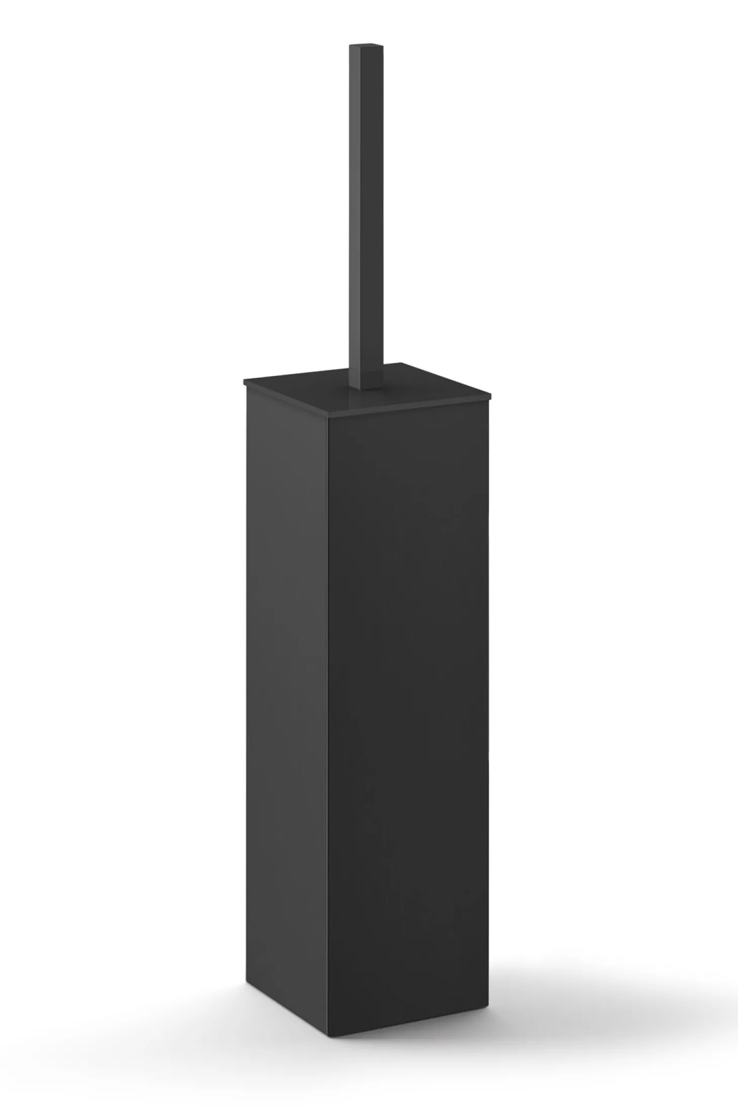 Zack Carvo Toilettenbürste aus Edelstahl eckig schwarz