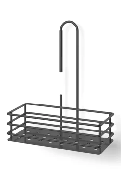 Zack Iparo schwarzer Duschkorb zum Einhängen