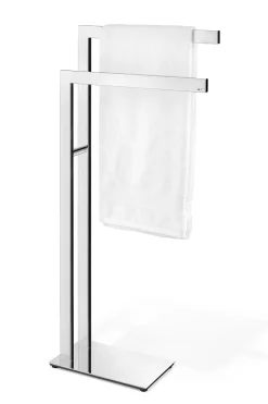 Zack Linea Handtuchständer 2-armig - für schnelles Trocknen matt 38,5 x 15 x 80 cm