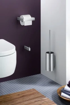 Zack Linea Wand-Toilettenbürste matt