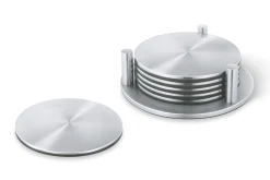 Zack Regio 6x runde Untersetzer mit Halter