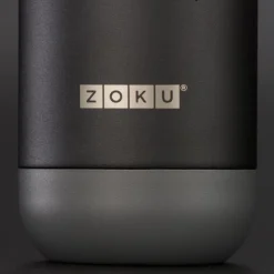 Zoku Edelstahl Trinkflasche 350ml Black