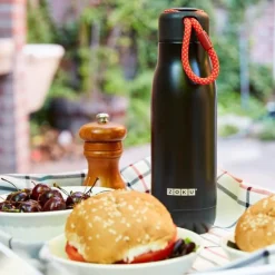 Zoku Edelstahl Trinkflasche 350ml Black